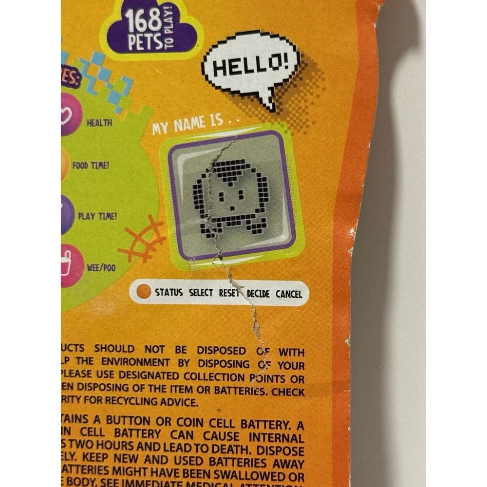 New Grafix Digi Buddies Green Virtual Reality Pet 168 Pets To Play